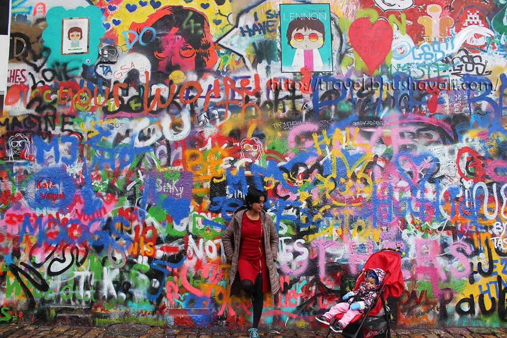 布拉格色彩涂鸦墙 - 捷克街头 | 自由表达的画布